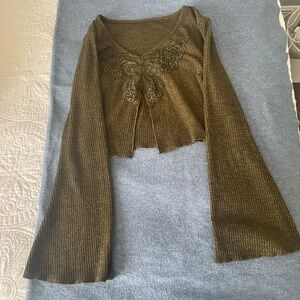 Cute green fairy top